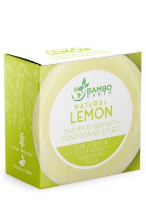 Shampoo bar box packaging - Lemon